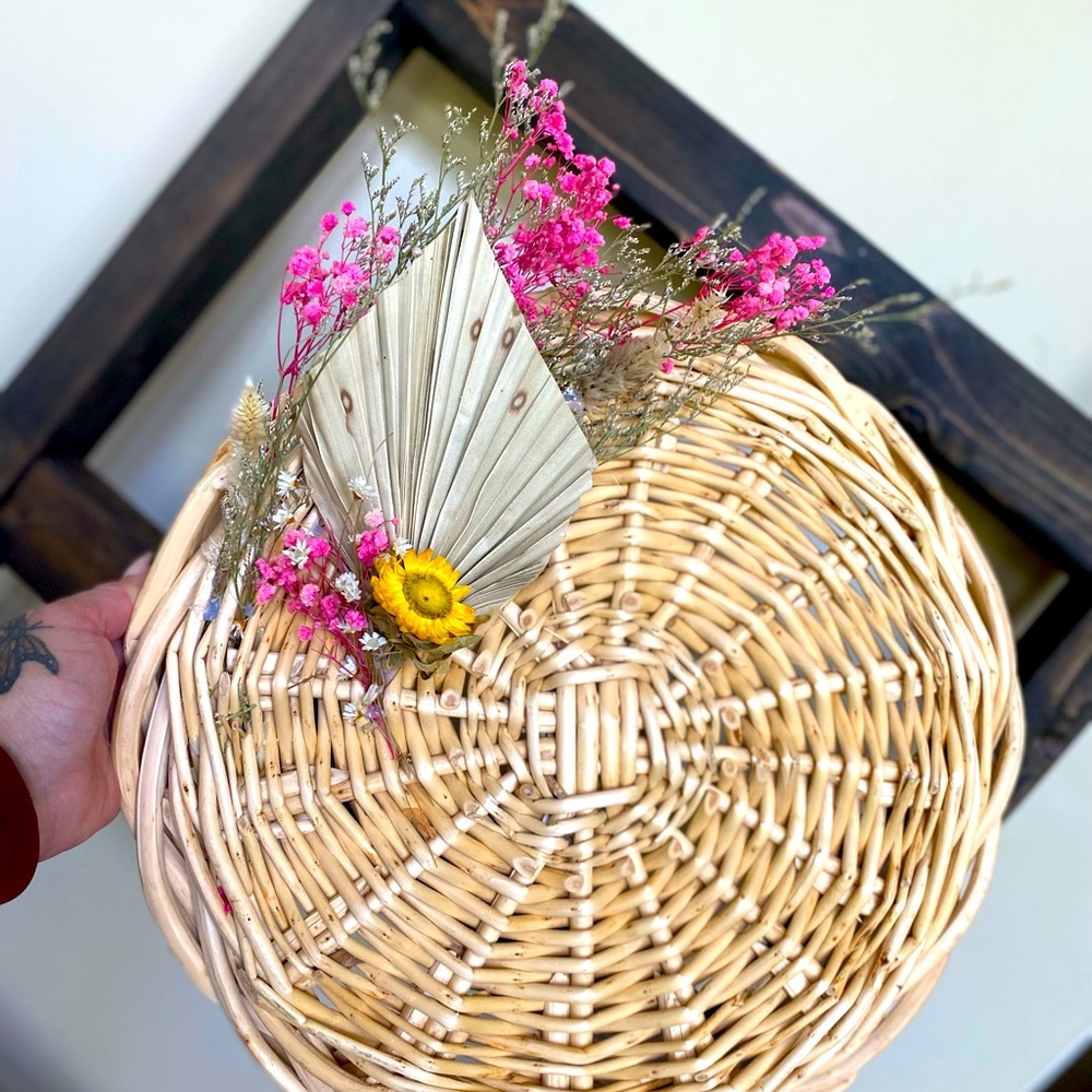 Boho Wicker Wall Decor